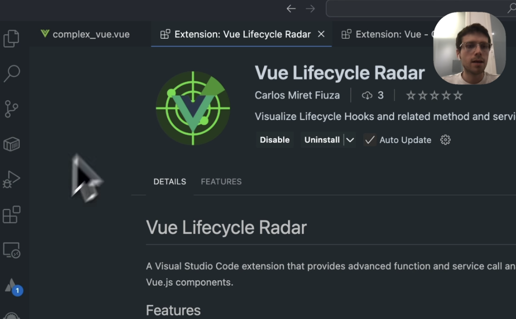 Vue Lifecycle Radar · VS Code extension